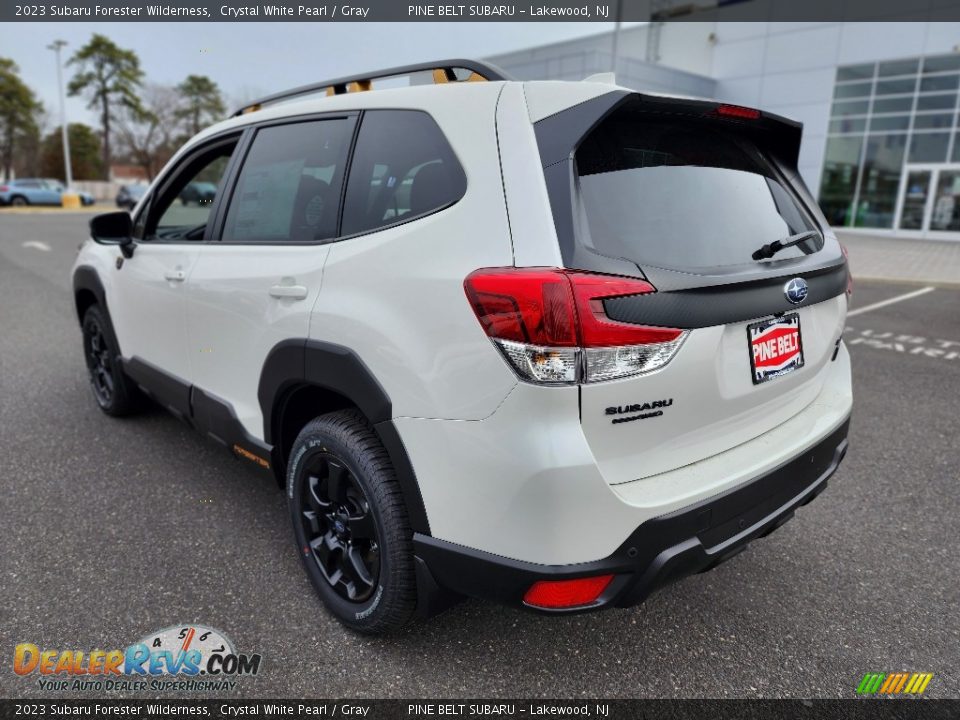 2023 Subaru Forester Wilderness Crystal White Pearl / Gray Photo #4