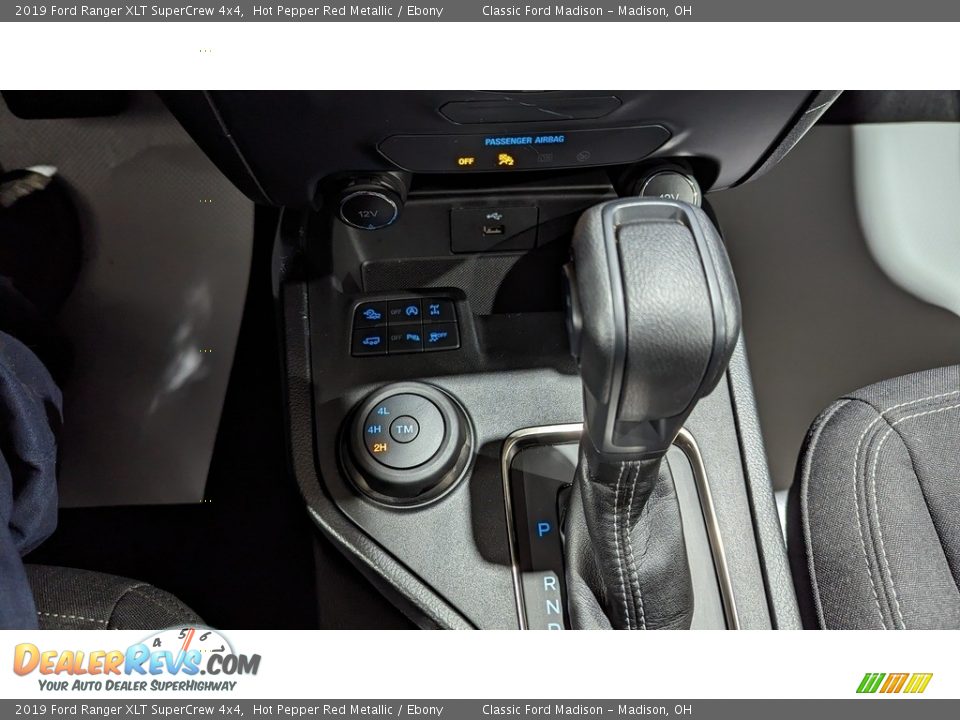 2019 Ford Ranger XLT SuperCrew 4x4 Hot Pepper Red Metallic / Ebony Photo #13