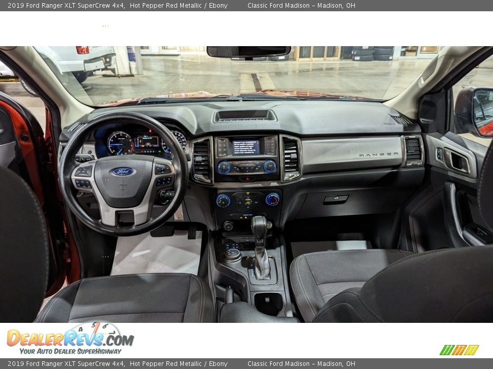 2019 Ford Ranger XLT SuperCrew 4x4 Hot Pepper Red Metallic / Ebony Photo #14