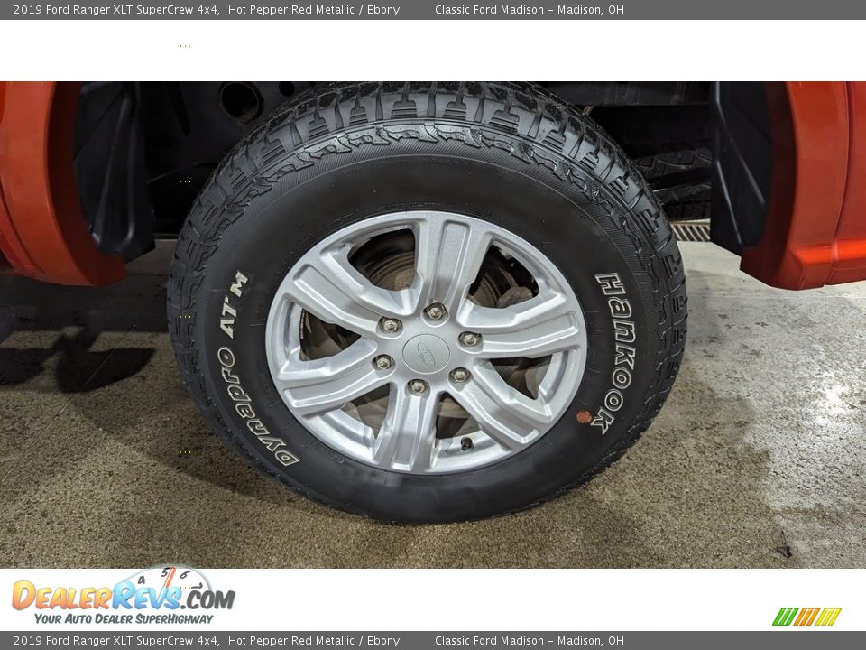 2019 Ford Ranger XLT SuperCrew 4x4 Hot Pepper Red Metallic / Ebony Photo #18