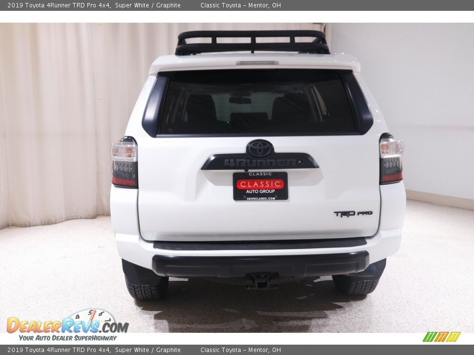 2019 Toyota 4Runner TRD Pro 4x4 Super White / Graphite Photo #20