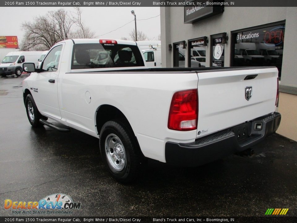 2016 Ram 1500 Tradesman Regular Cab Bright White / Black/Diesel Gray Photo #3