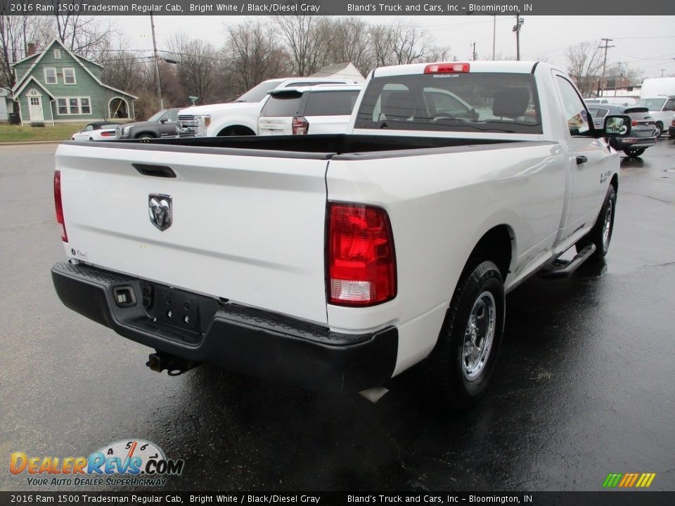 2016 Ram 1500 Tradesman Regular Cab Bright White / Black/Diesel Gray Photo #4