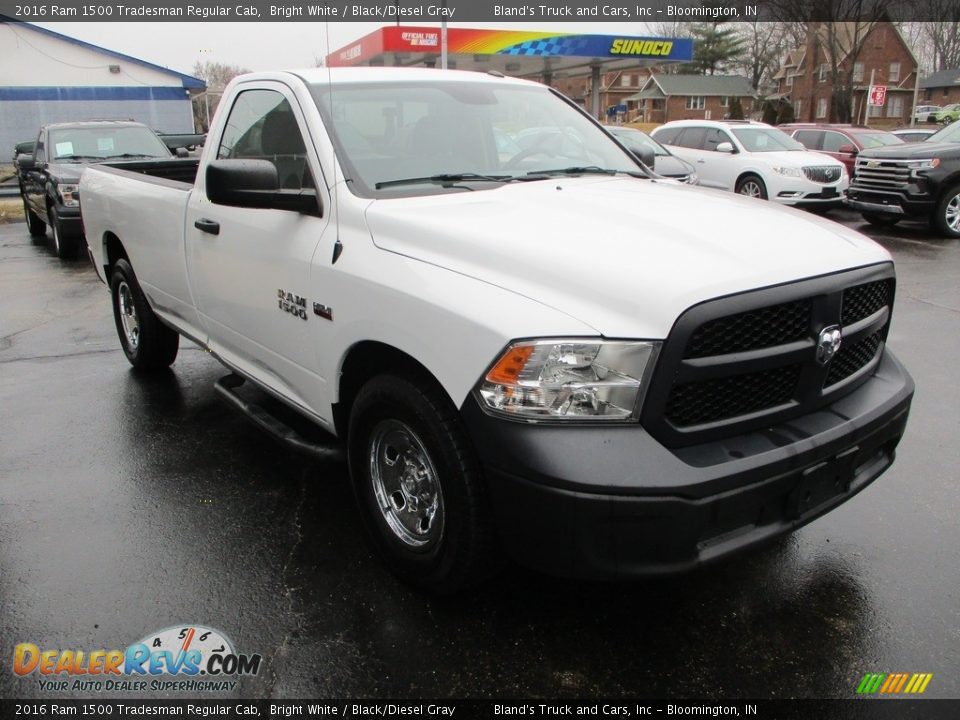 2016 Ram 1500 Tradesman Regular Cab Bright White / Black/Diesel Gray Photo #5