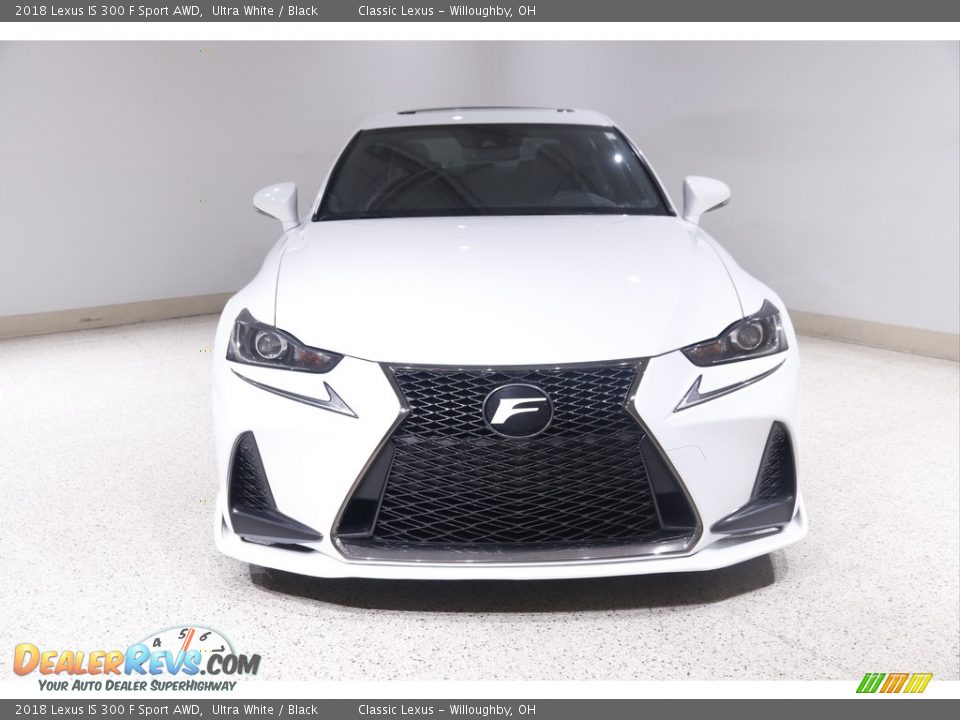 2018 Lexus IS 300 F Sport AWD Ultra White / Black Photo #2