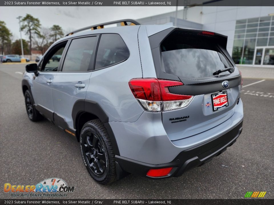 2023 Subaru Forester Wilderness Ice Silver Metallic / Gray Photo #4