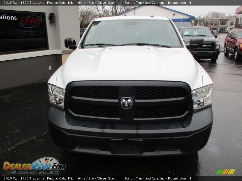 2016 Ram 1500 Tradesman Regular Cab Bright White / Black/Diesel Gray Photo #17