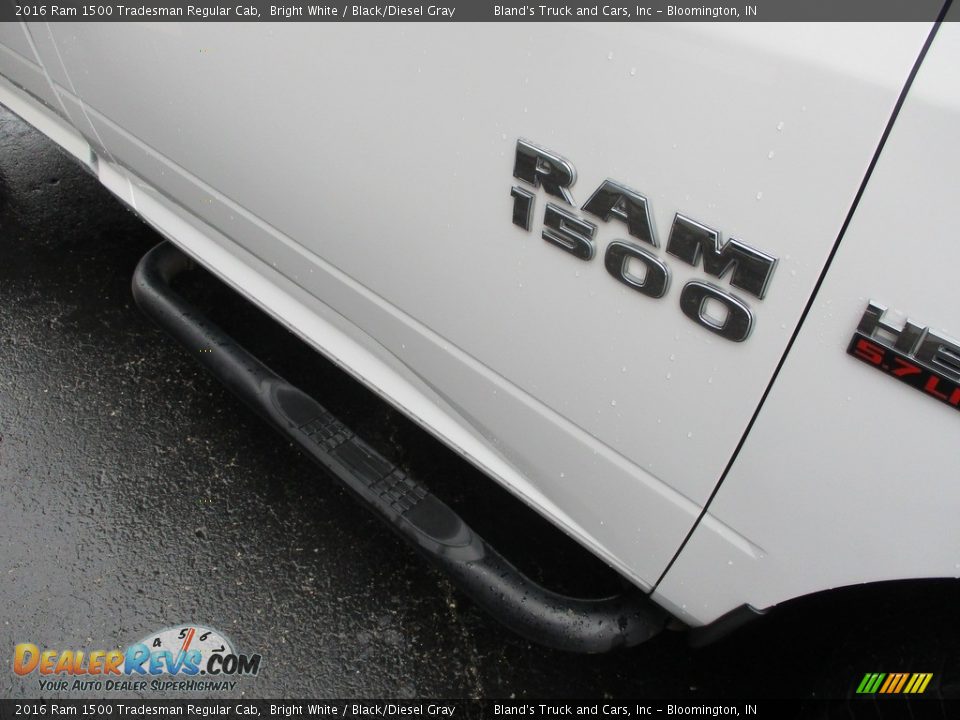 2016 Ram 1500 Tradesman Regular Cab Bright White / Black/Diesel Gray Photo #20