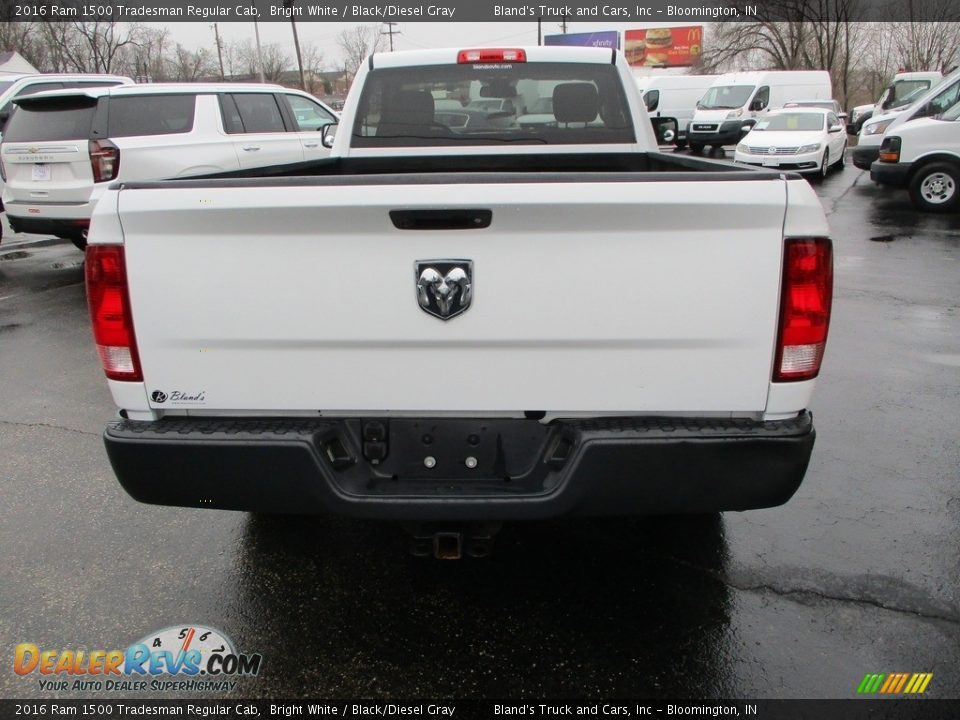 2016 Ram 1500 Tradesman Regular Cab Bright White / Black/Diesel Gray Photo #21