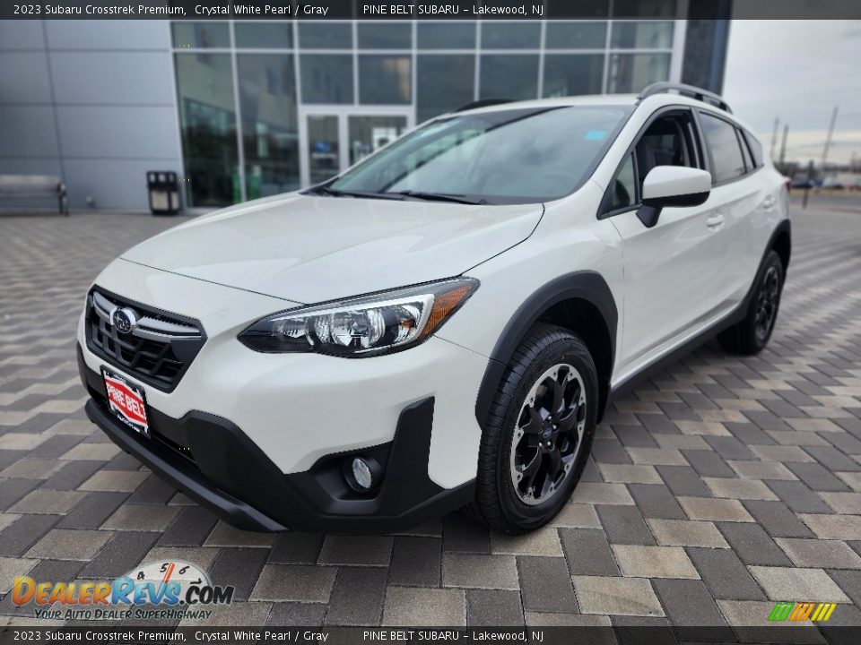 2023 Subaru Crosstrek Premium Crystal White Pearl / Gray Photo #1