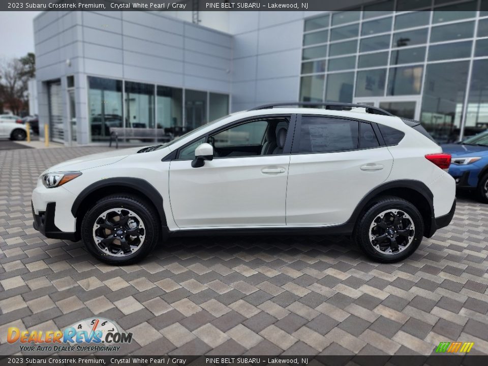 2023 Subaru Crosstrek Premium Crystal White Pearl / Gray Photo #3