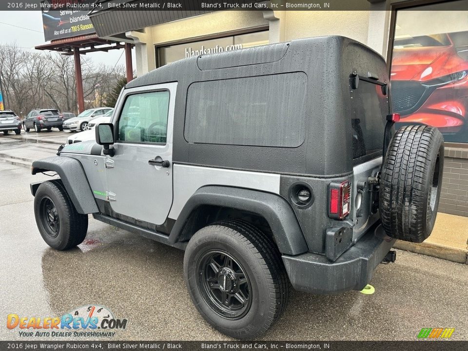 2016 Jeep Wrangler Rubicon 4x4 Billet Silver Metallic / Black Photo #2