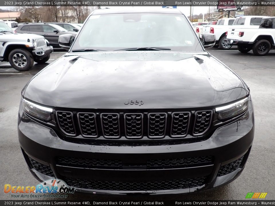 2023 Jeep Grand Cherokee L Summit Reserve 4WD Diamond Black Crystal Pearl / Global Black Photo #9