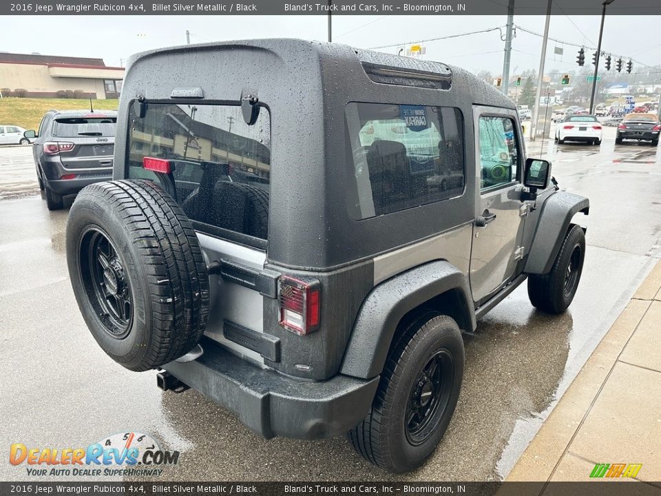 2016 Jeep Wrangler Rubicon 4x4 Billet Silver Metallic / Black Photo #8