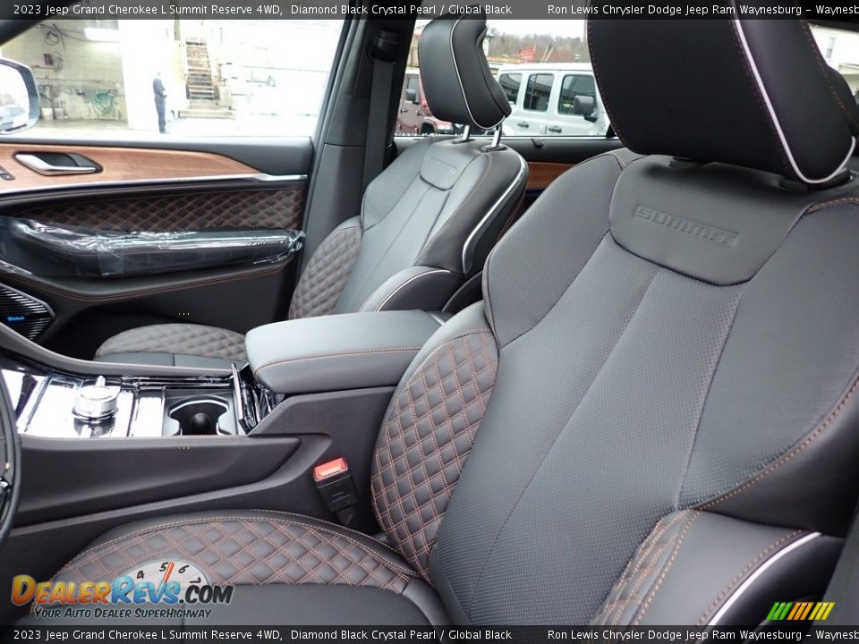 Front Seat of 2023 Jeep Grand Cherokee L Summit Reserve 4WD Photo #11