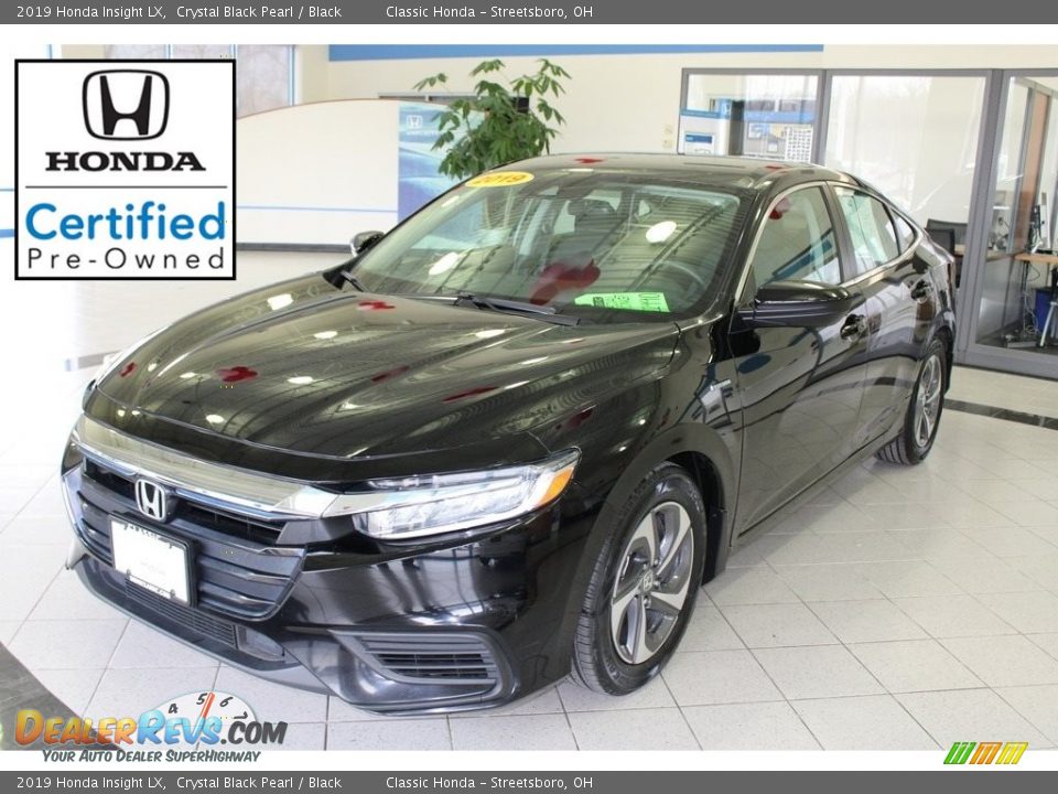 2019 Honda Insight LX Crystal Black Pearl / Black Photo #1