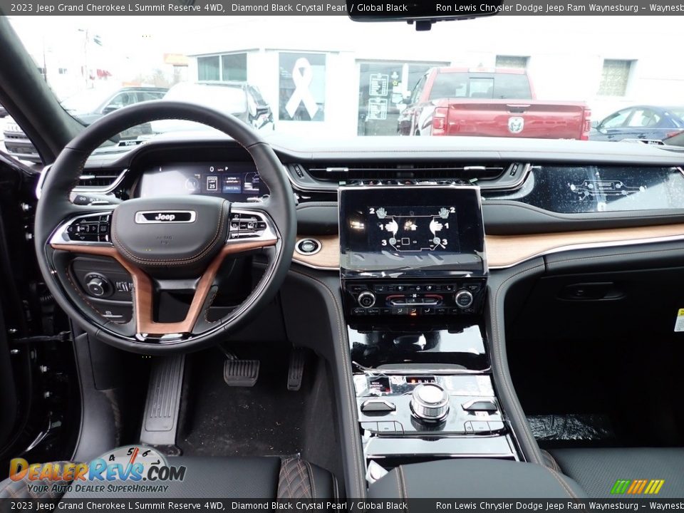 Dashboard of 2023 Jeep Grand Cherokee L Summit Reserve 4WD Photo #13