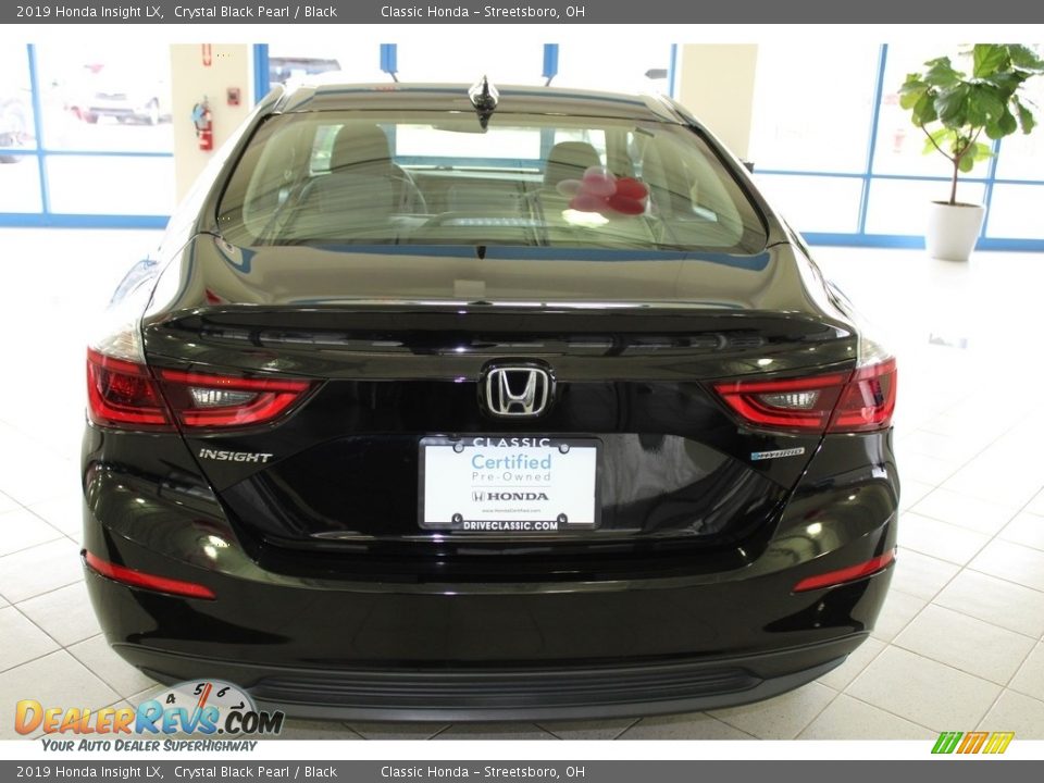 2019 Honda Insight LX Crystal Black Pearl / Black Photo #8