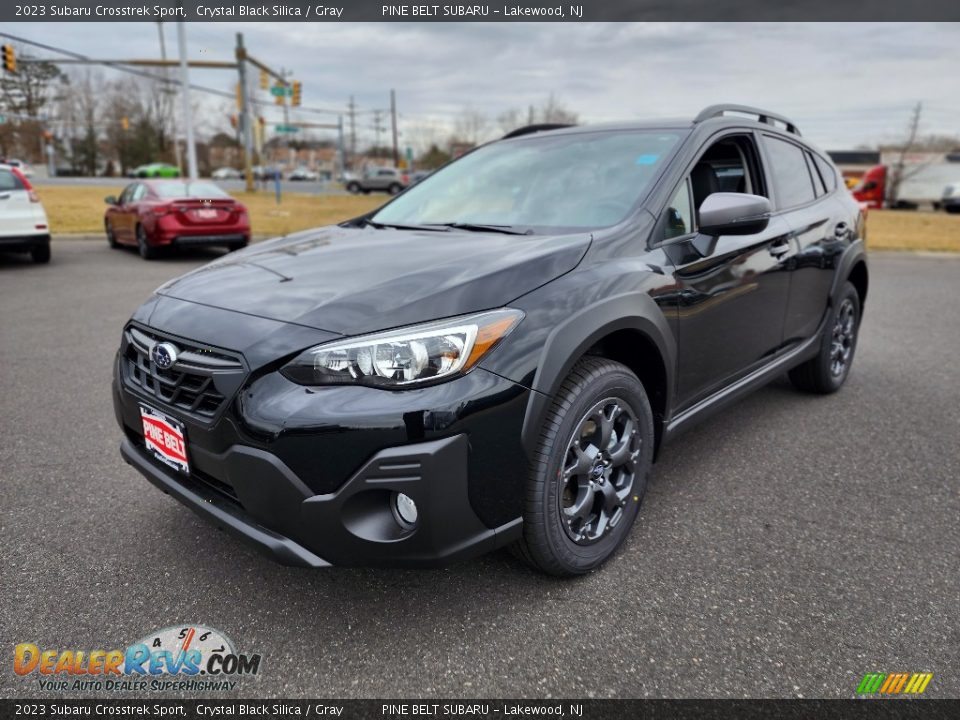 2023 Subaru Crosstrek Sport Crystal Black Silica / Gray Photo #1