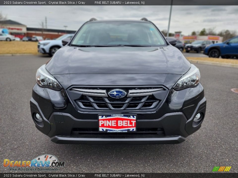 2023 Subaru Crosstrek Sport Crystal Black Silica / Gray Photo #2