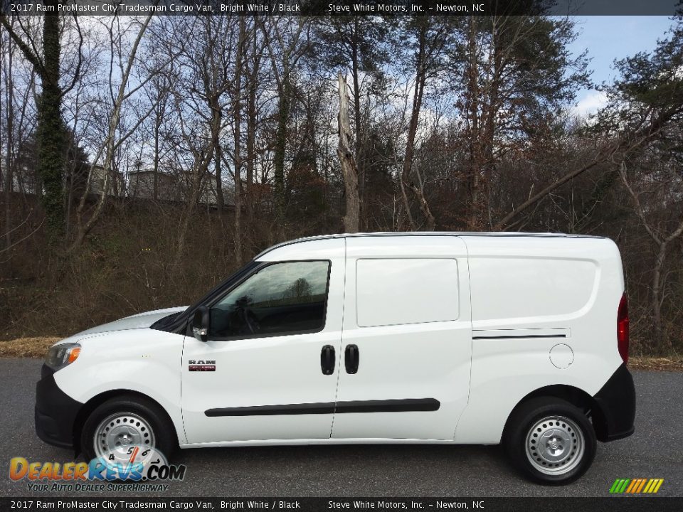 2017 Ram ProMaster City Tradesman Cargo Van Bright White / Black Photo #1