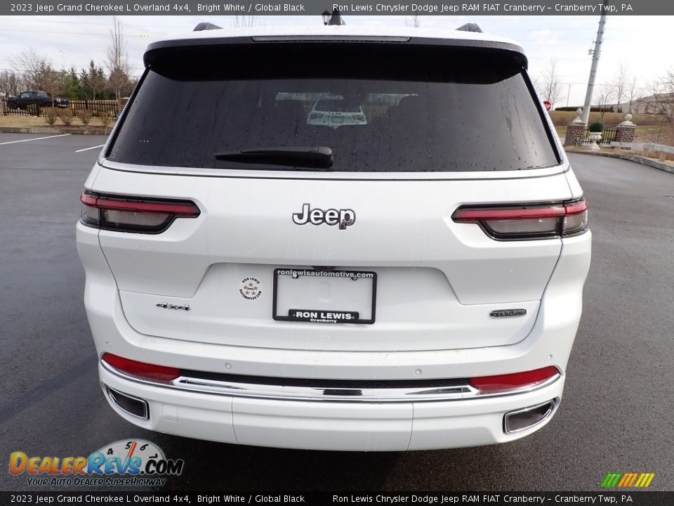2023 Jeep Grand Cherokee L Overland 4x4 Bright White / Global Black Photo #4