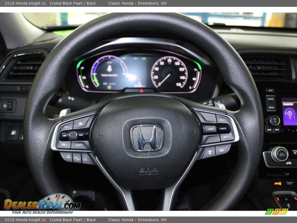 2019 Honda Insight LX Crystal Black Pearl / Black Photo #30