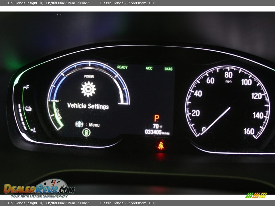 2019 Honda Insight LX Crystal Black Pearl / Black Photo #33