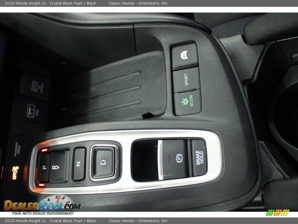 2019 Honda Insight LX Crystal Black Pearl / Black Photo #34