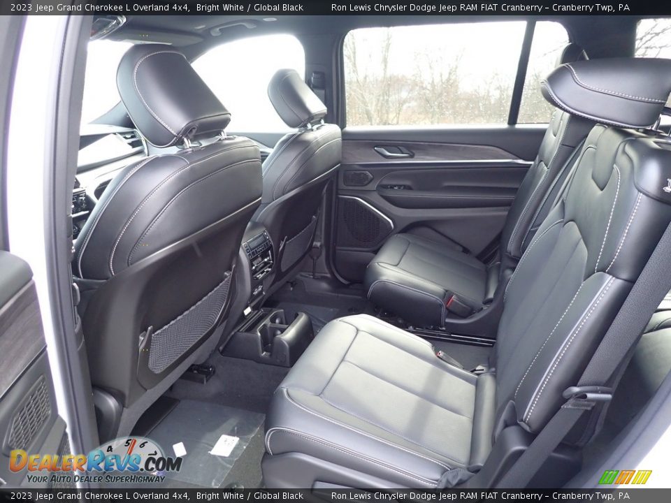 2023 Jeep Grand Cherokee L Overland 4x4 Bright White / Global Black Photo #12