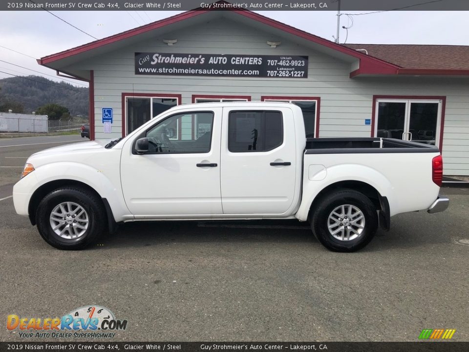 2019 Nissan Frontier SV Crew Cab 4x4 Glacier White / Steel Photo #5