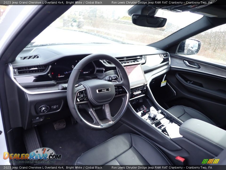 2023 Jeep Grand Cherokee L Overland 4x4 Bright White / Global Black Photo #13