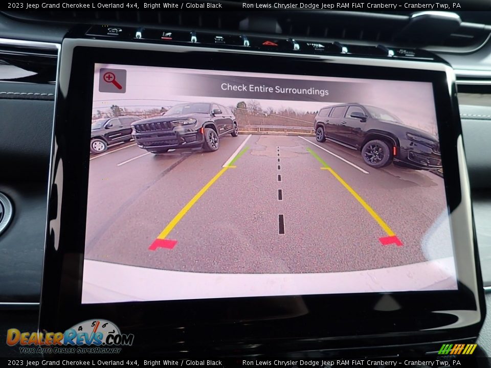 2023 Jeep Grand Cherokee L Overland 4x4 Bright White / Global Black Photo #18