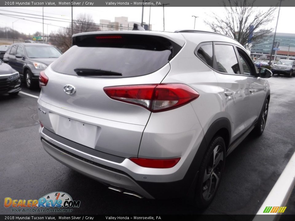 2018 Hyundai Tucson Value Molten Silver / Gray Photo #7