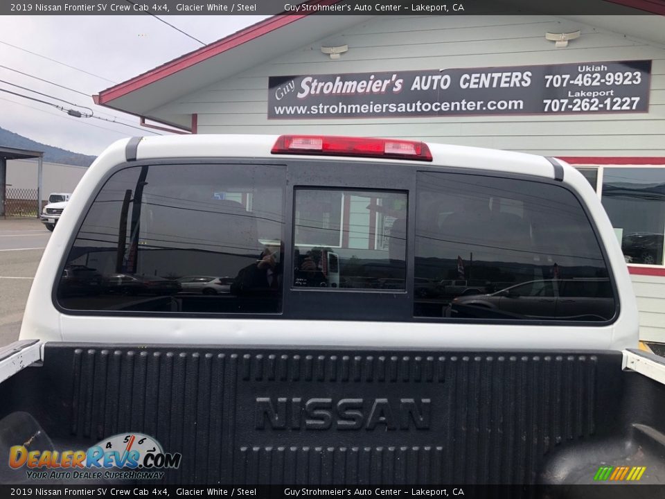 2019 Nissan Frontier SV Crew Cab 4x4 Glacier White / Steel Photo #16