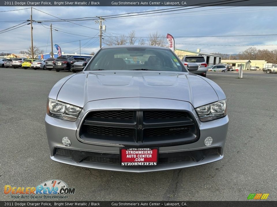 2011 Dodge Charger Police Bright Silver Metallic / Black Photo #2