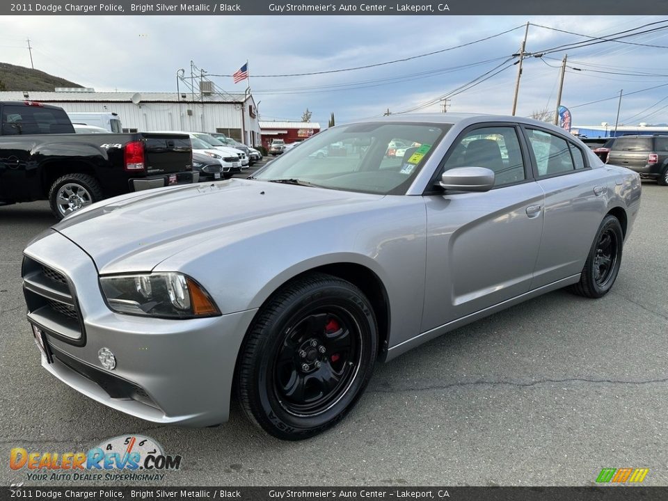 Bright Silver Metallic 2011 Dodge Charger Police Photo #3