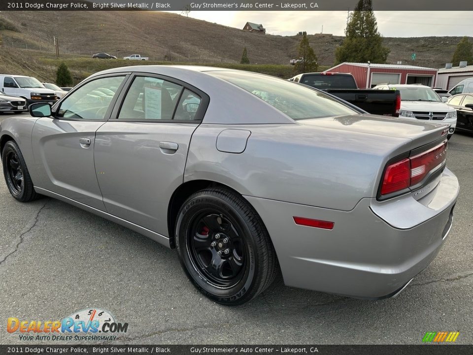 2011 Dodge Charger Police Bright Silver Metallic / Black Photo #4