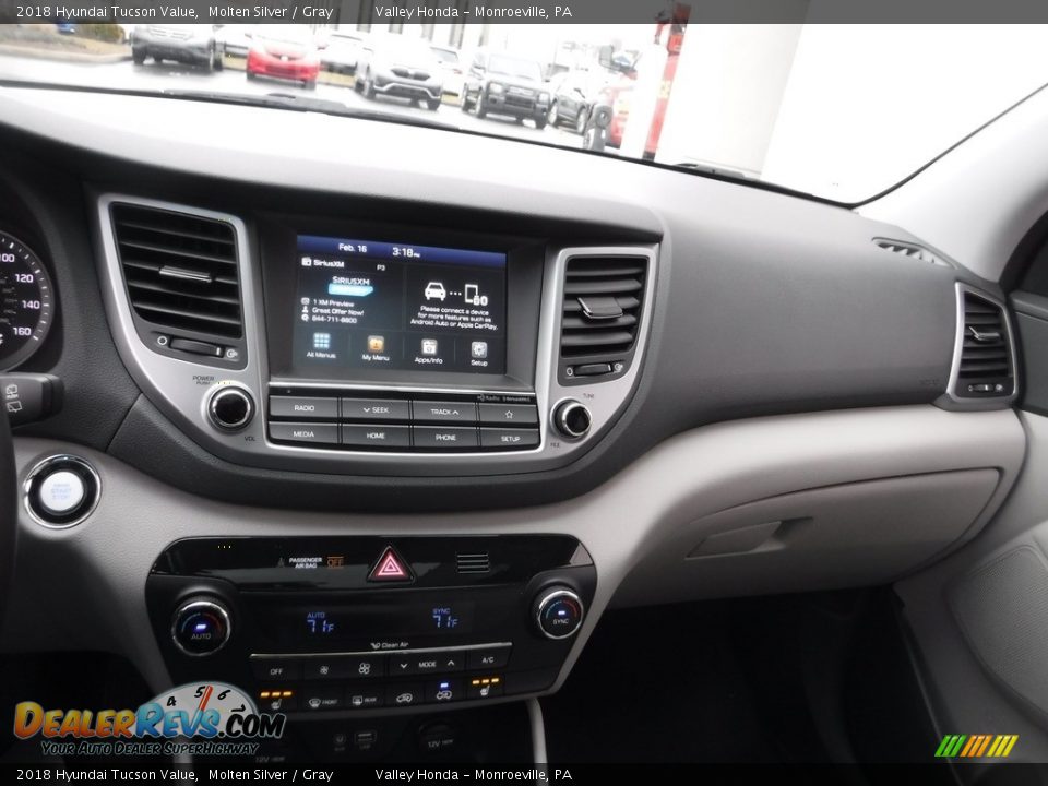 2018 Hyundai Tucson Value Molten Silver / Gray Photo #20