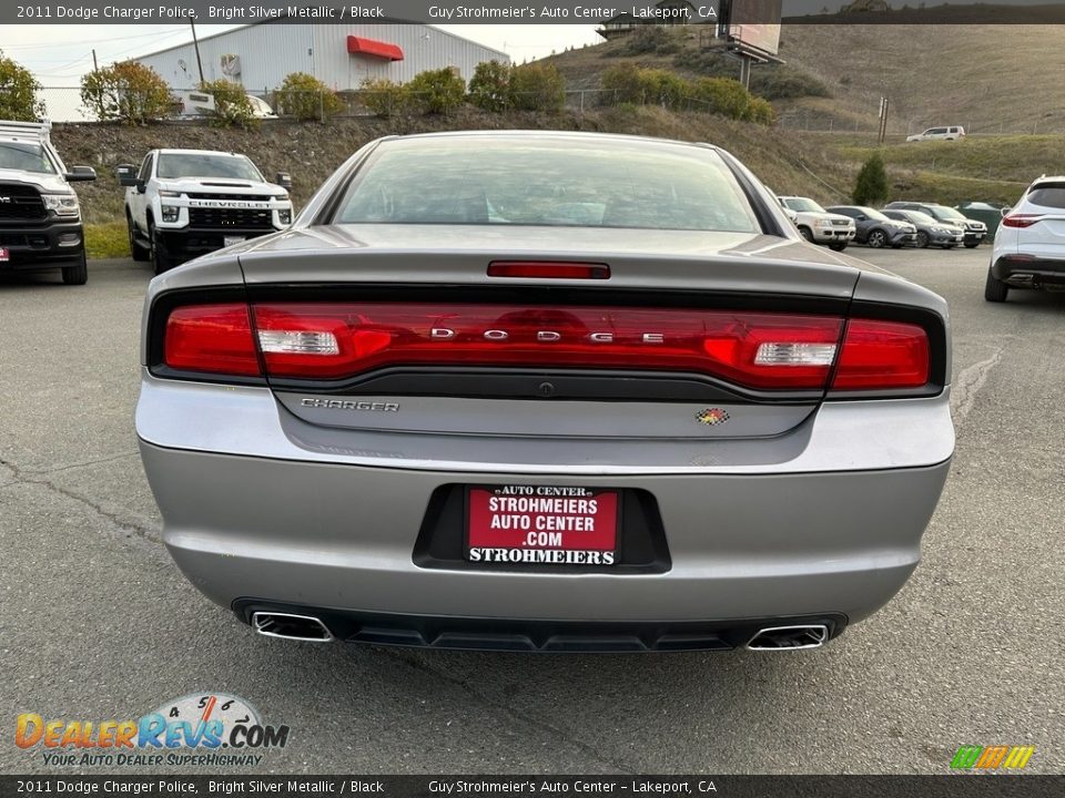 2011 Dodge Charger Police Bright Silver Metallic / Black Photo #5
