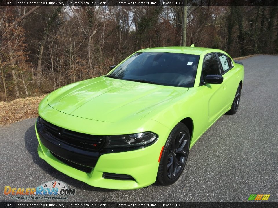 2023 Dodge Charger SXT Blacktop Sublime Metallic / Black Photo #2