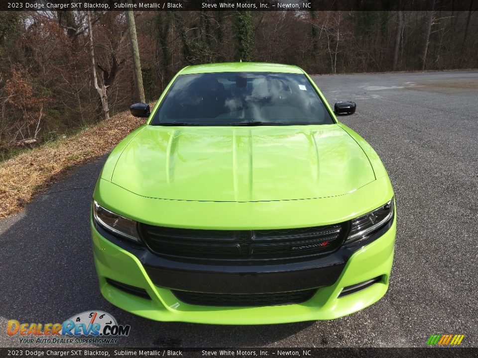 Sublime Metallic 2023 Dodge Charger SXT Blacktop Photo #3