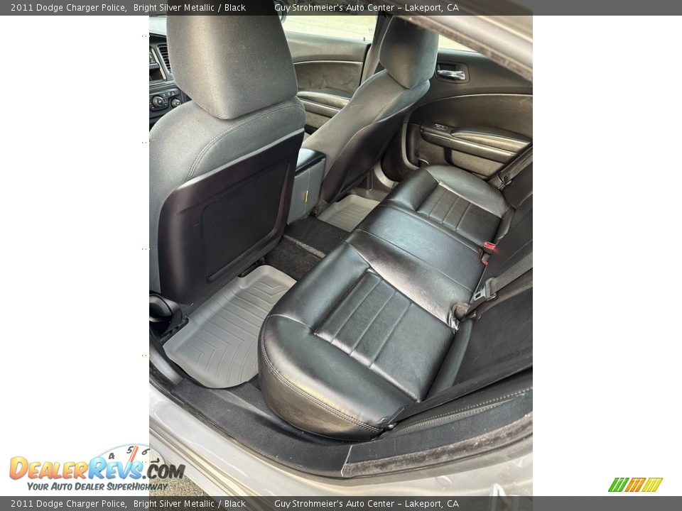 Rear Seat of 2011 Dodge Charger Police Photo #11