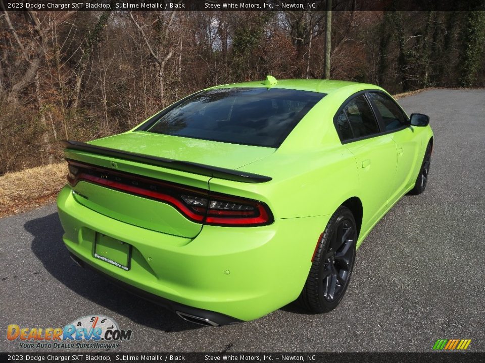 2023 Dodge Charger SXT Blacktop Sublime Metallic / Black Photo #6