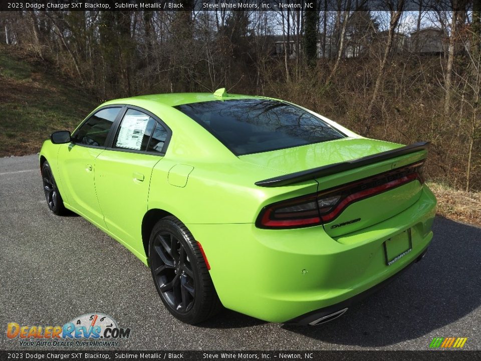 2023 Dodge Charger SXT Blacktop Sublime Metallic / Black Photo #8