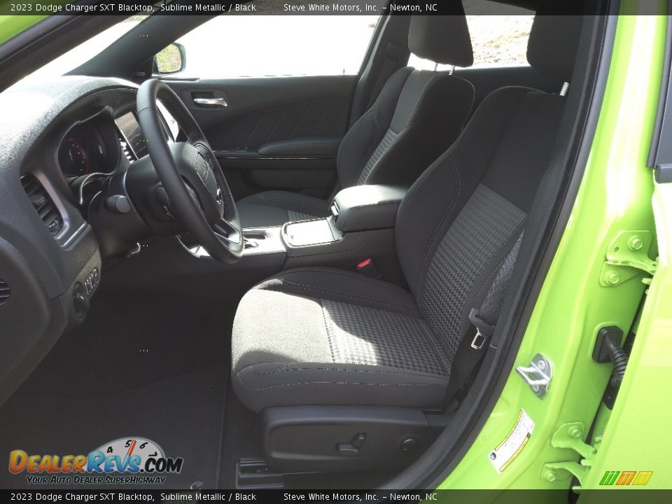 Front Seat of 2023 Dodge Charger SXT Blacktop Photo #11