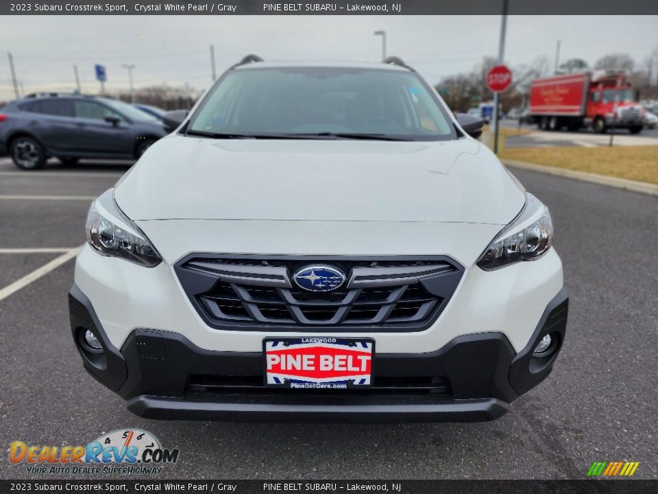 2023 Subaru Crosstrek Sport Crystal White Pearl / Gray Photo #2