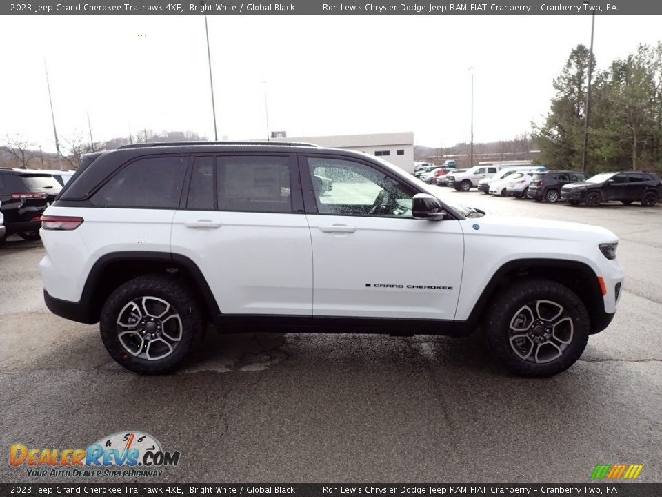 Bright White 2023 Jeep Grand Cherokee Trailhawk 4XE Photo #6