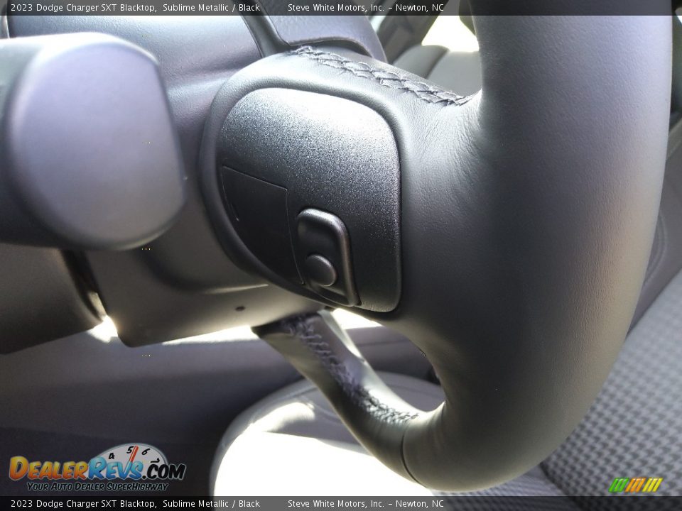 2023 Dodge Charger SXT Blacktop Steering Wheel Photo #13