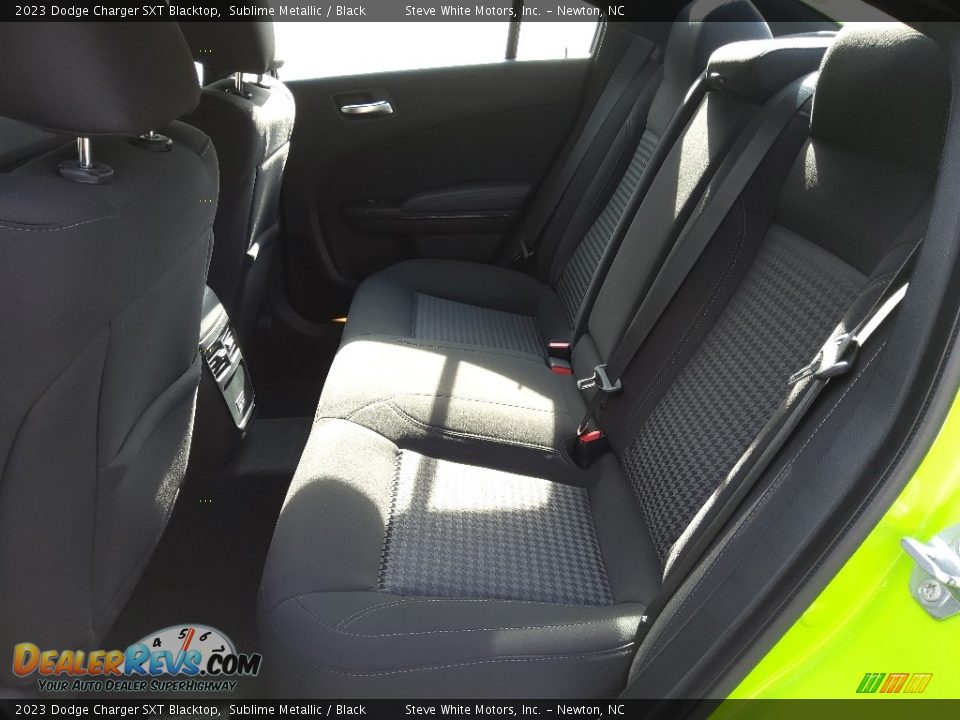 Rear Seat of 2023 Dodge Charger SXT Blacktop Photo #14